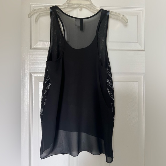 Black high low tank - Picture 3 of 3